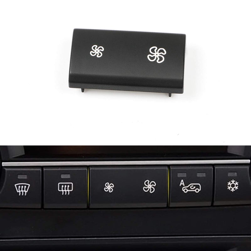 Moonlinks Fan Speed Button Replacement AC Heater Control Fan Switch Button Cap for BMW X5 E70 2006-2013 /BMW X5 E70 LCI 2009-2013, X6 E71 2007-2014ï¼ˆ1 Pieceï¼‰ - Image 1